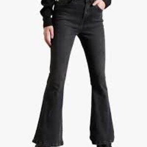 We The Free  black wide leg jeans size 31 Crvy